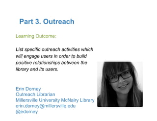 Stealth Librarianship: Creating Meaningful Connections Through User Experience, Outreach and Liaising