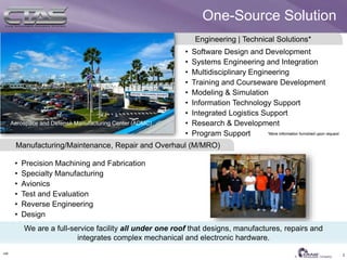 Craig Technologies Aerospace and Defense Manufacturing Center Overview ...