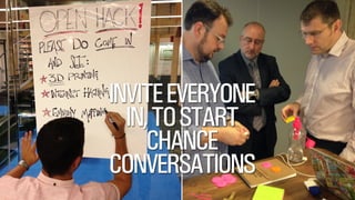 SMITHERY.CO
INVITEEVERYONE
IN,TOSTART
CHANCE
CONVERSATIONS
 