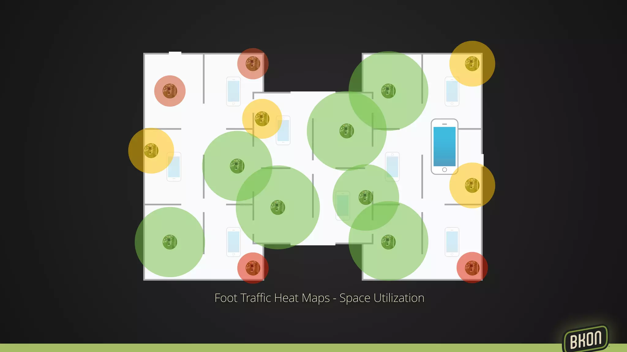 Foot Traffic Heat Maps - Space Utilization 
 