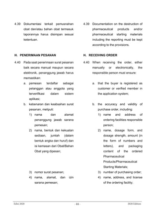 Pedoman Teknis Cara Distribusi Obat yang Baik oleh BPOM Indonesia | PDF