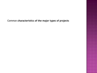 Projects types | PPTX