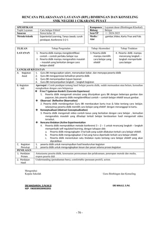 program bimbingan dan konseling dan administrasi | DOCX