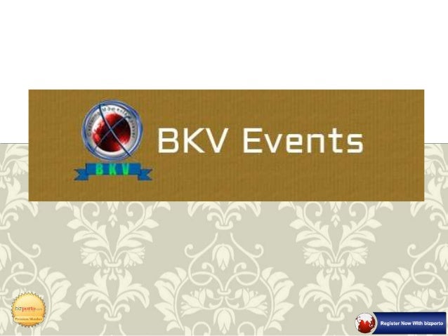 Bkv events ppt