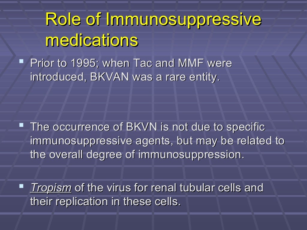BK Virus Nephropathy