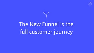 The New Funnel is the
full customer journey
 