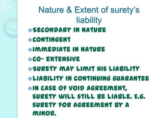 Guarantee Limit Indemnity & Guarantee | PPTX