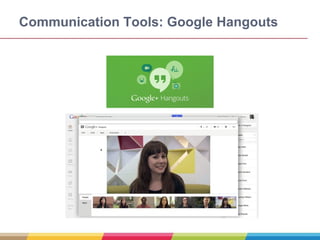 Communication Tools: Google Hangouts
 