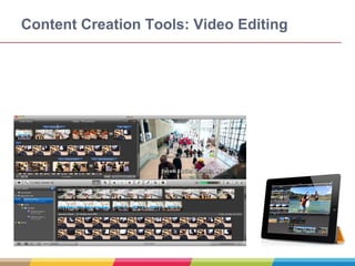Content Creation Tools: Video Editing
 