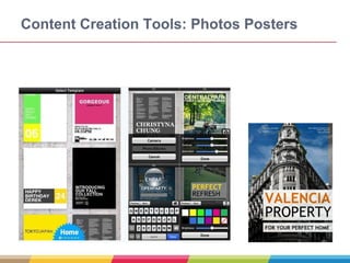 Content Creation Tools: Photos Posters
 