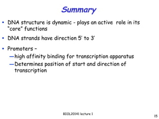 Gene expression and regulation University of Manchester | PPT