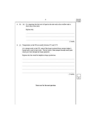 Mrs Abrey BL3 Test 4 How human effect env