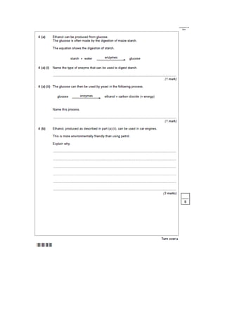 Mrs Abrey BL3 Test 4 How human effect env