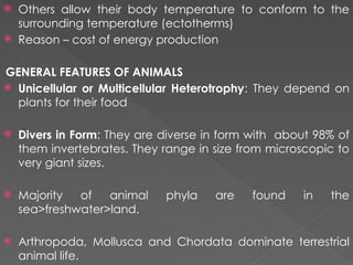 Comprehensive Overview of Animal Diversity and Evolutionary Adaptations ...