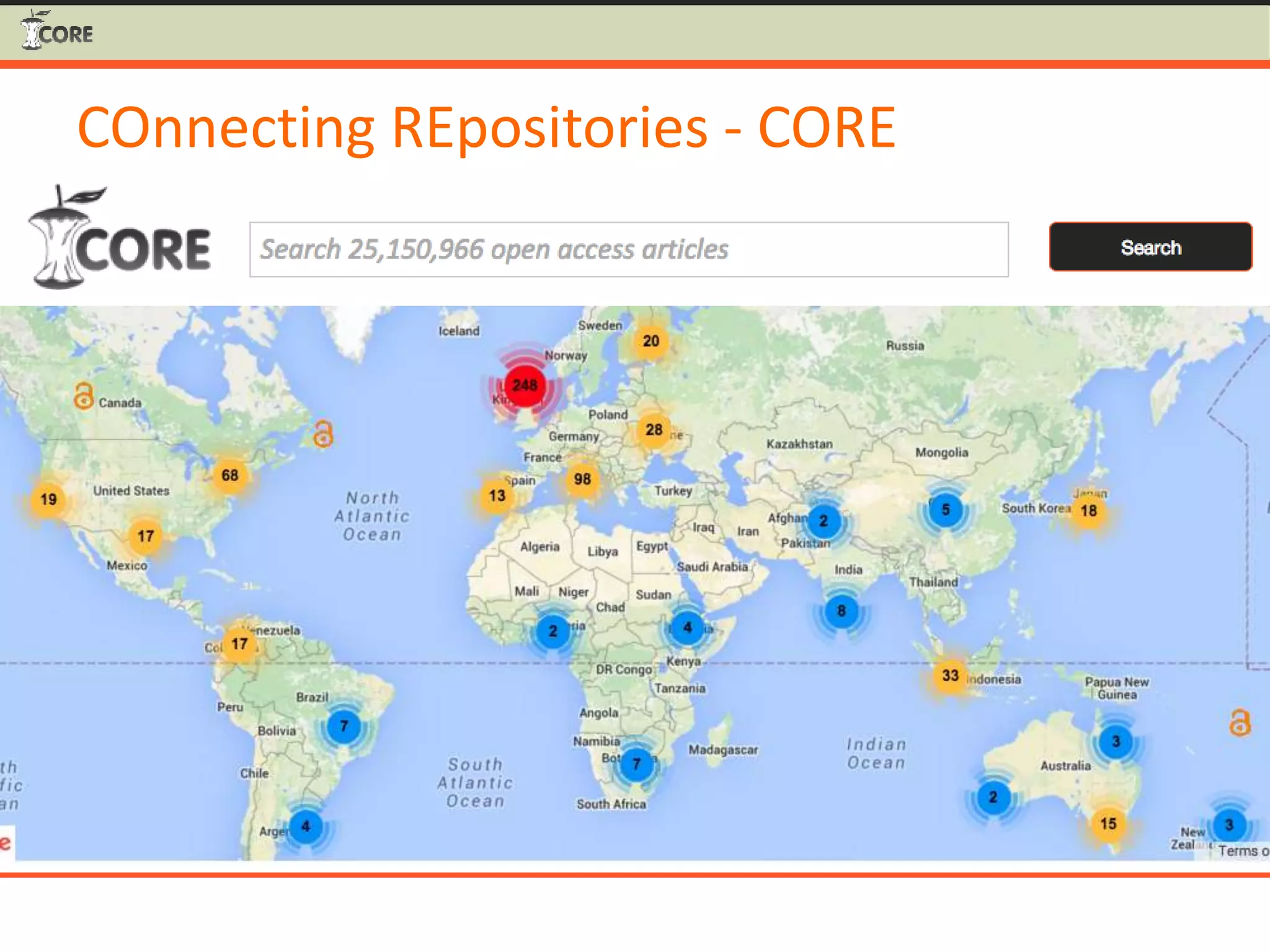 COnnecting REpositories - CORE
 