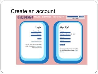 Create an account
 