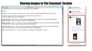 Sharing Images In The Comment Section
 