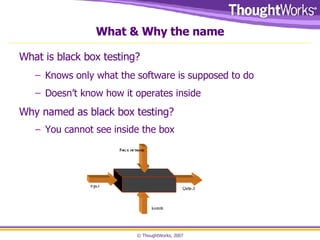 Black Box Testing | PPT
