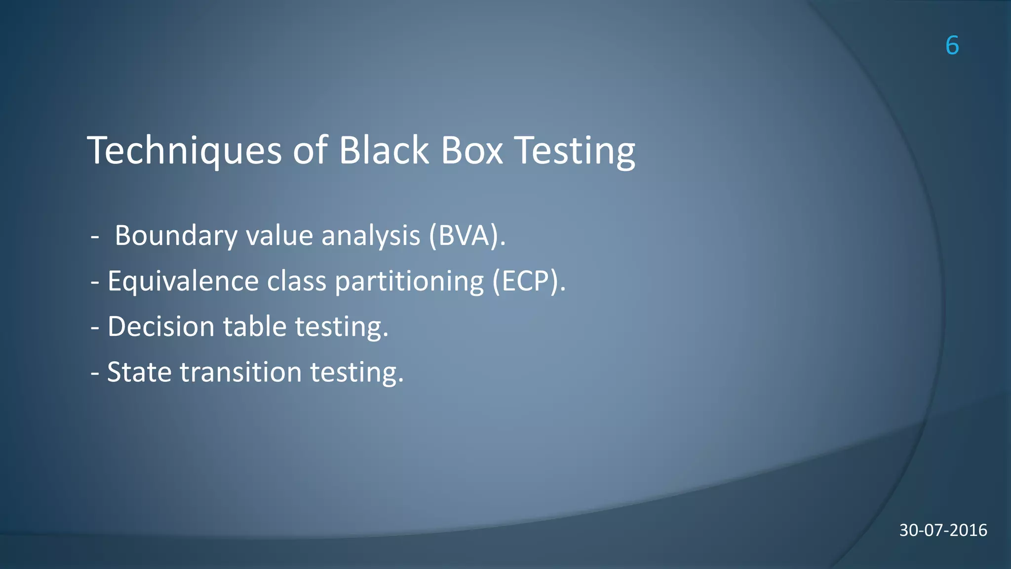 Black box testing - SlideShare jayed hossain jibon | PPTX
