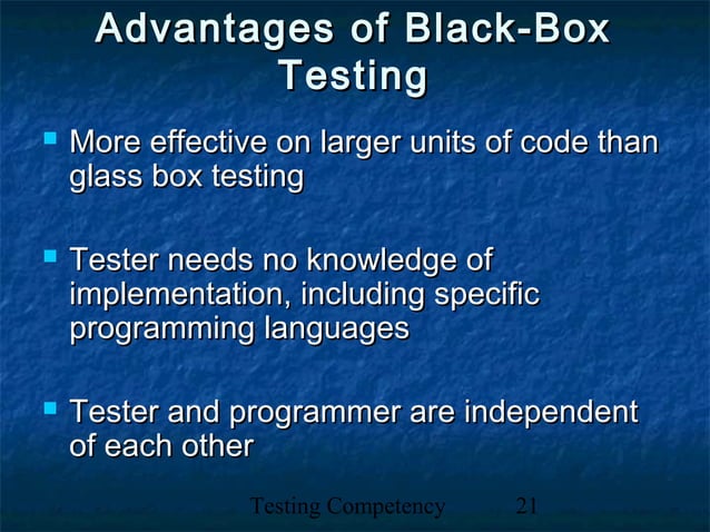 Black box & white-box testing technique | PPT