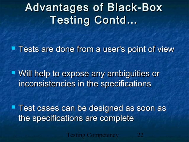 Black box & white-box testing technique | PPT