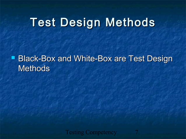 Black box & white-box testing technique | PPT