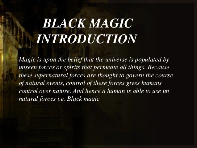 Image result for What is black magic?