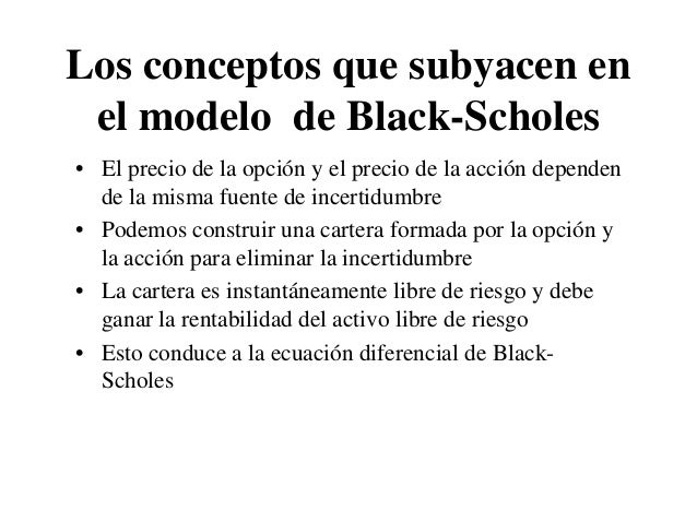 Precios de opciones binarias black scholes