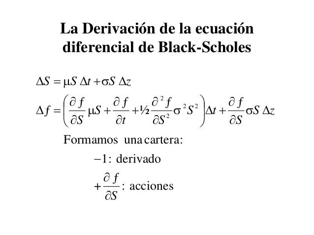 Opción binaria fórmula de black scholes