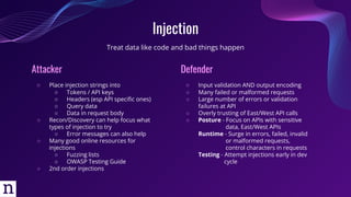 Black and Blue APIs: Attacker's and Defender's View of API ...