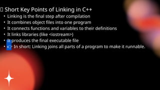 Comprehensive Guide to Compilation, Linking, and Execution in C++ ...