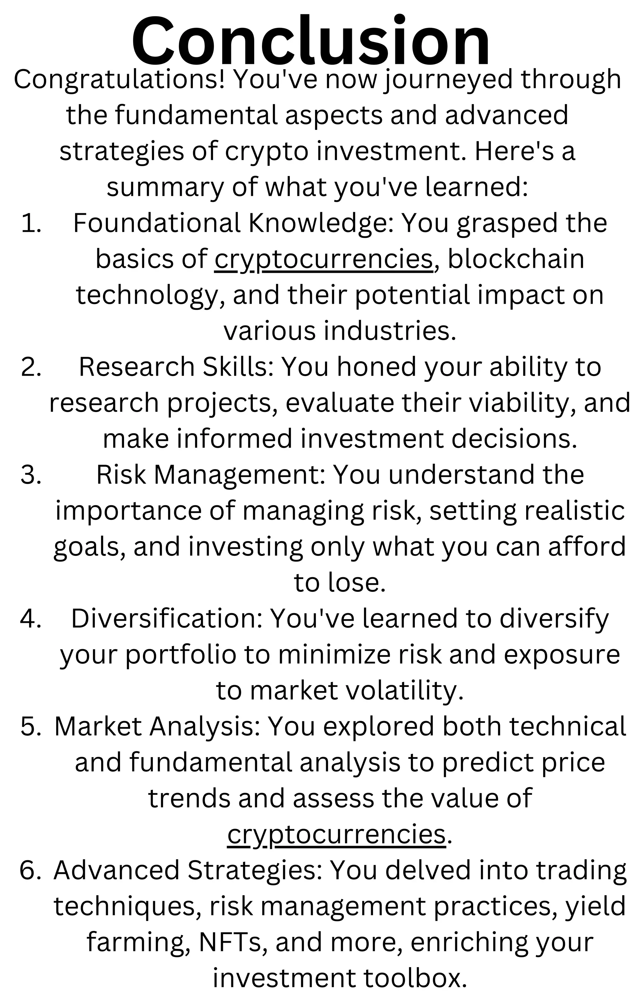Crypto Masters Course | PDF