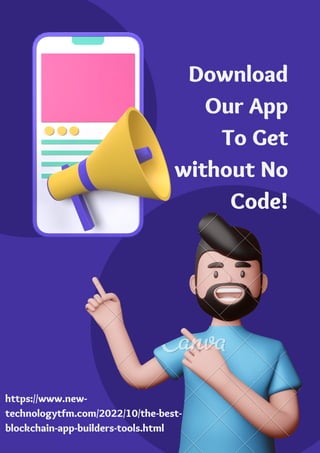The Best Blockchain App Builders & Tools Without No Code API in 2022 | PDF