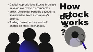 Stock Market Presentation simple ppt format | PPTX