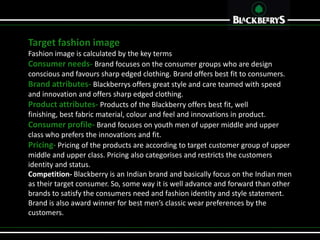 Innovations
Innovations of the product includes
Product attributes- Great style, care teemed, speed and innovation, best f...