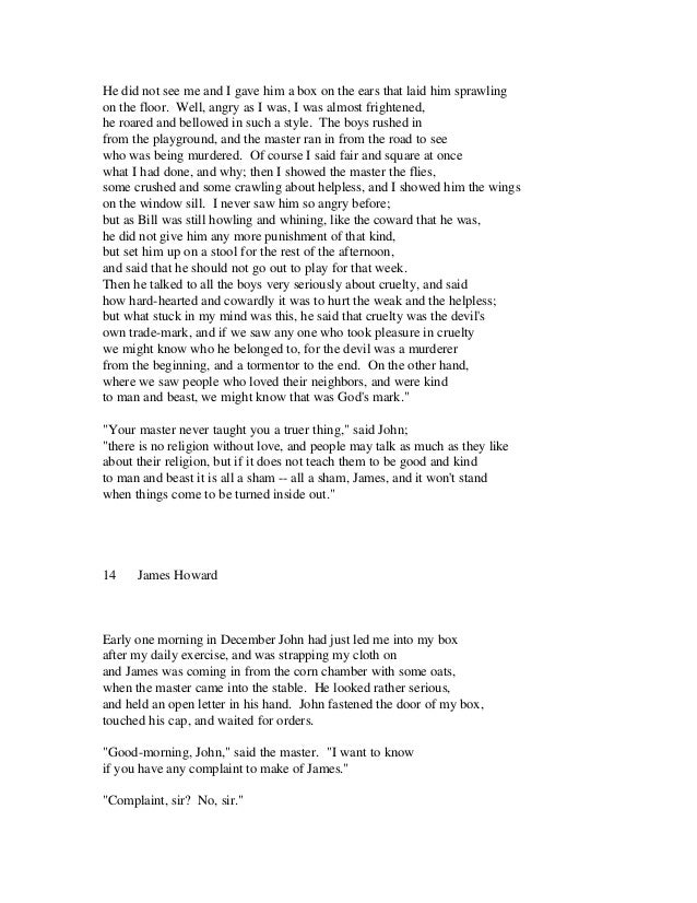 FREE Black Beauty Essay black beauty essay