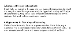 Lean Six Sigma Black Belt Certification. | PDF