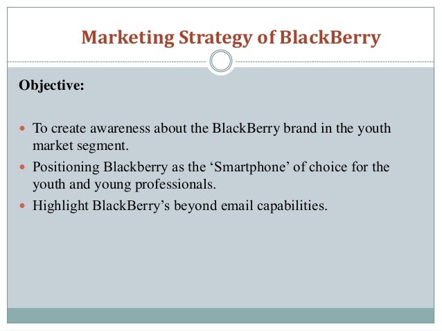 Blackberry strategy