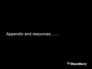 Appendix and resources…… 