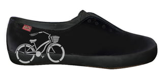 Black Bike Stencil sneaker