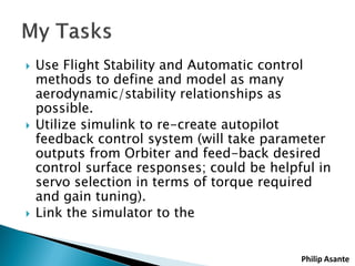 Black Bird Uav Stability, Control and Simulation | PDF