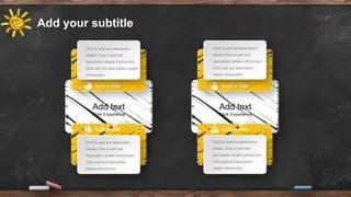 Add a title
Add a title
Add a title
Add a title
Add text
Work Experience
Add text
Work Experience
Click to add text description
details Click to add text
description details Introduction
Click add text description details
introduction
Click to add text description
details Click to add text
description details Introduction
Click add text description
details introduction
Click to add text description
details Click to add text
description details Introduction
Click add text description
details introduction
Click to add text description
details Click to add text
description details Introduction
Click add text description
details introduction
Add your subtitle
 