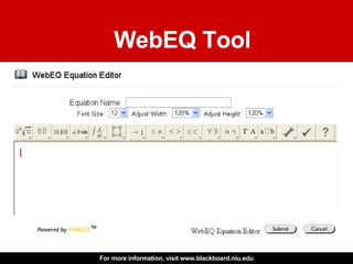 WebEQ Tool 