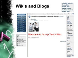 Wikis and Blogs 