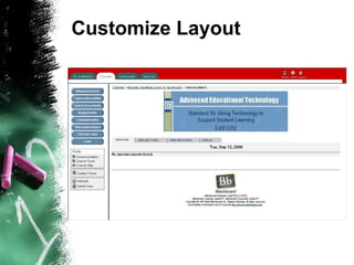 Customize Layout 