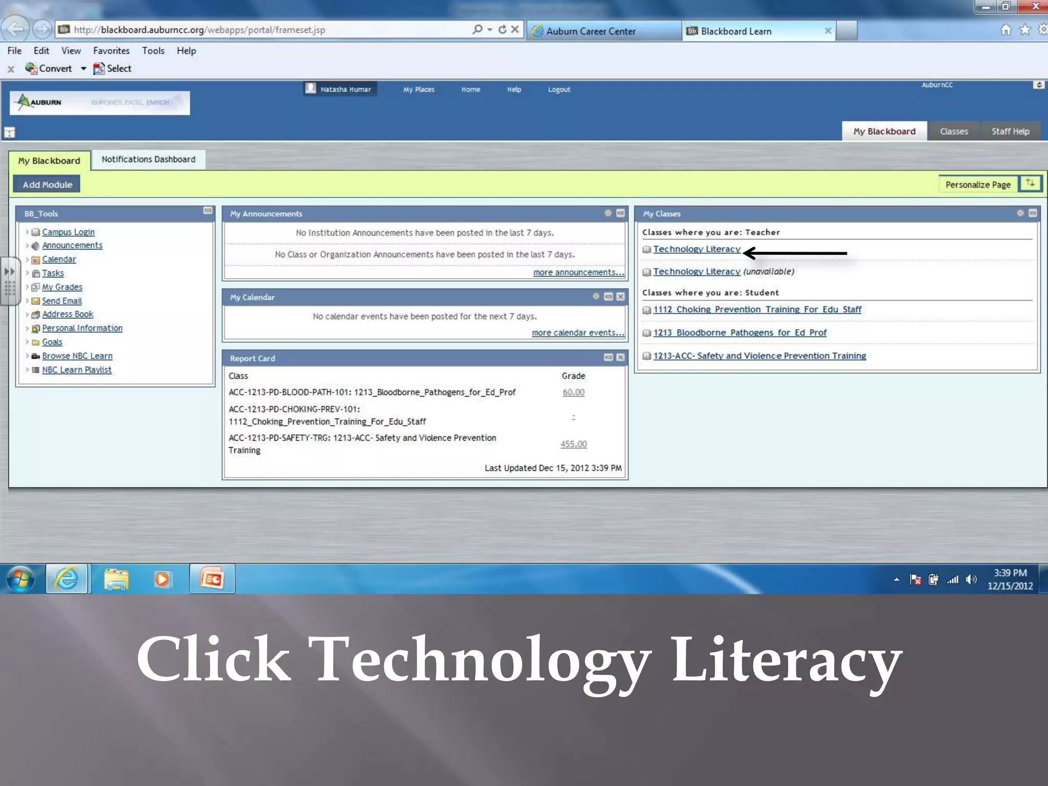 Click Technology Literacy
 