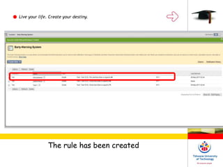 Live your life. Create your destiny.
The rule has been created
 