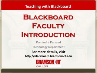 Blackboard training ppt (1) | PDF