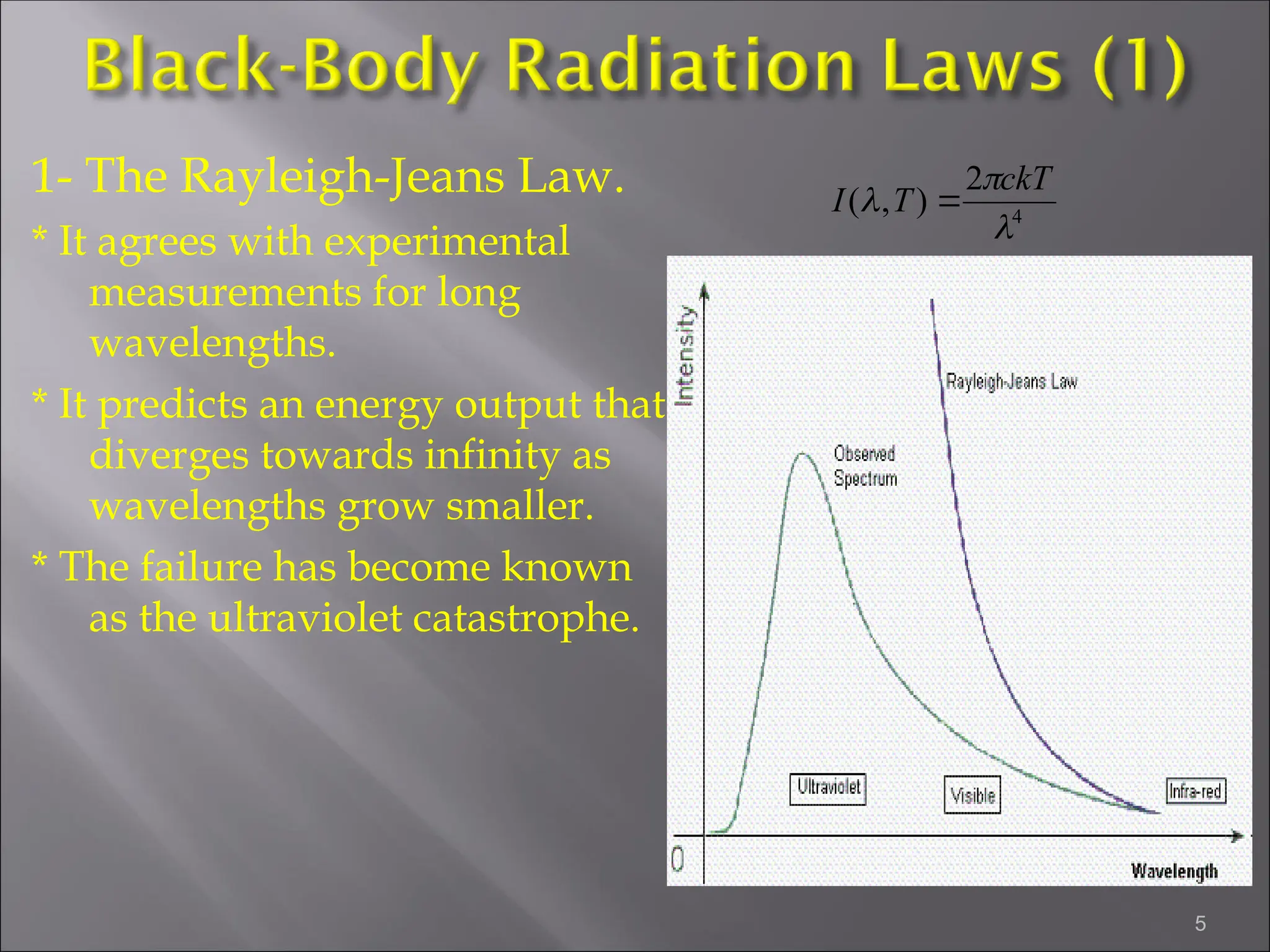 blackbody radiation physics planks law.ppt