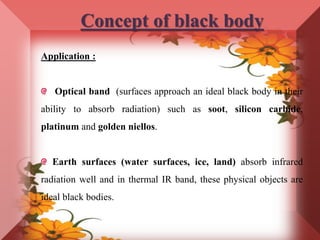 Black body radiation. | PPSX